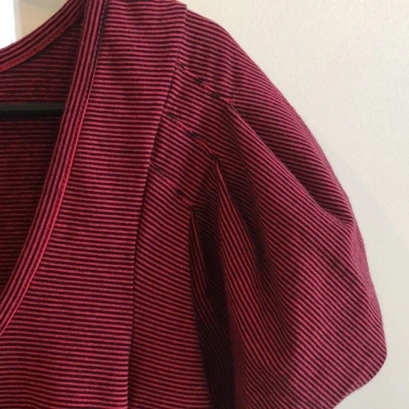 Free People Women’s LS Puff Shoulder Tee Size L - Picture 3 of 6